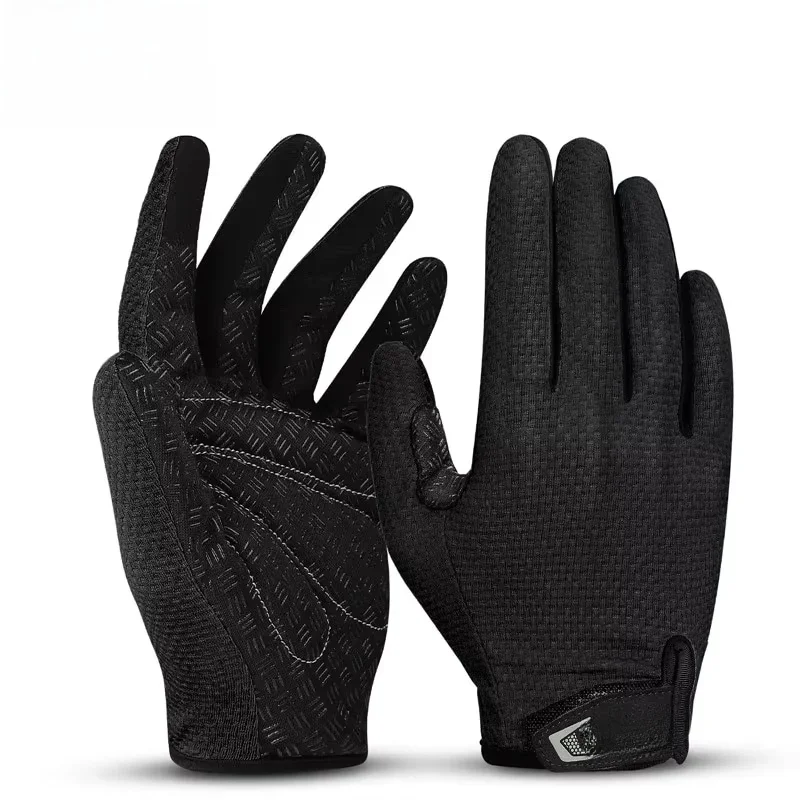 AliExpress West Biking WEST BIKING Summer Cycling Gloves Full Finger MTB Bike Gloves Touch Screen Non Slip Silicone Palm Driving Riding Gloves
