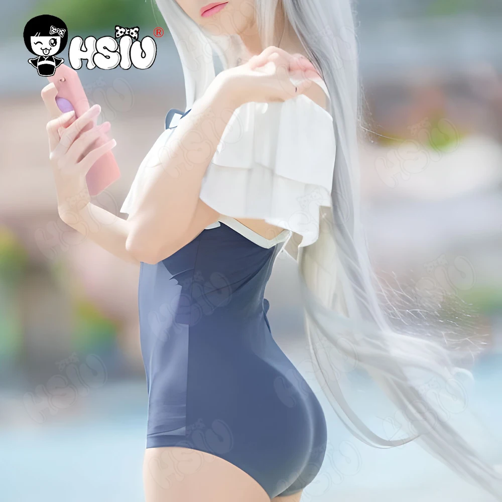 

Tsukiyuki Miyako Cosplay Costumes Game Blue Archive Cosplay Costumes HSIU Sexy Girls Swimsuit Women One-piece Swimming Clothing