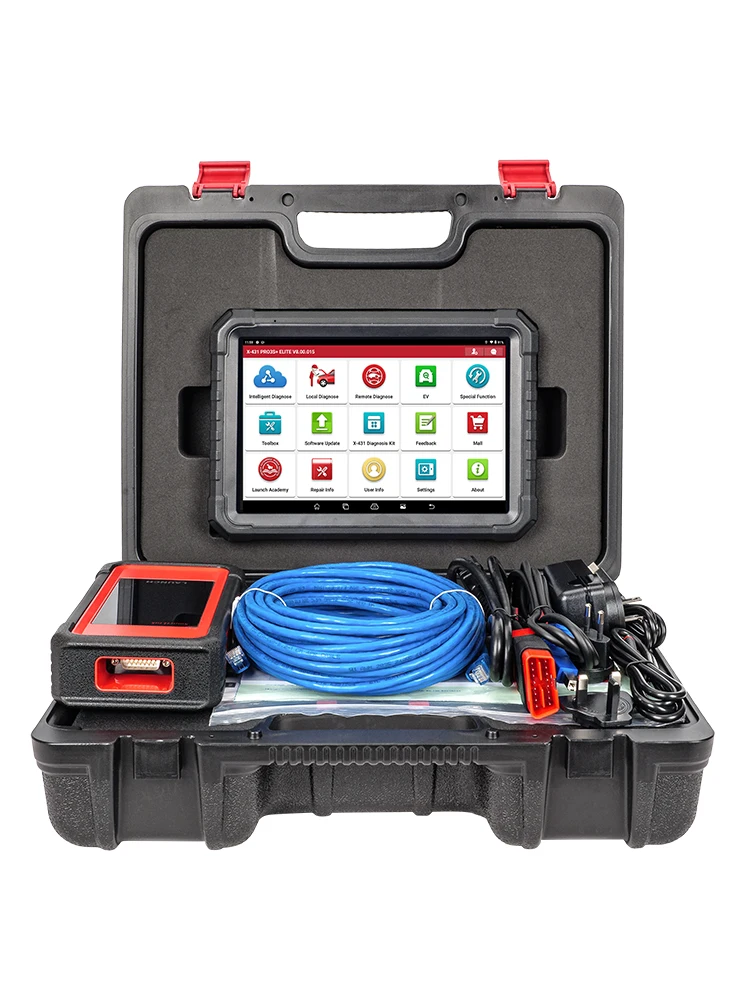 2026 LAUNCH X431 PRO3S+ ELITE Smartlink C V2.0 Car Diagnostic Tools J2534 Programming CAN FD DOIP OBD2 Full System Topology Map