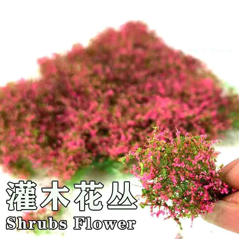 

Miniature Tearable Shrubs Flower Cluster Model Toys for HO N Railway Train Layout Diy Model Making Military Scene Kits Diorama