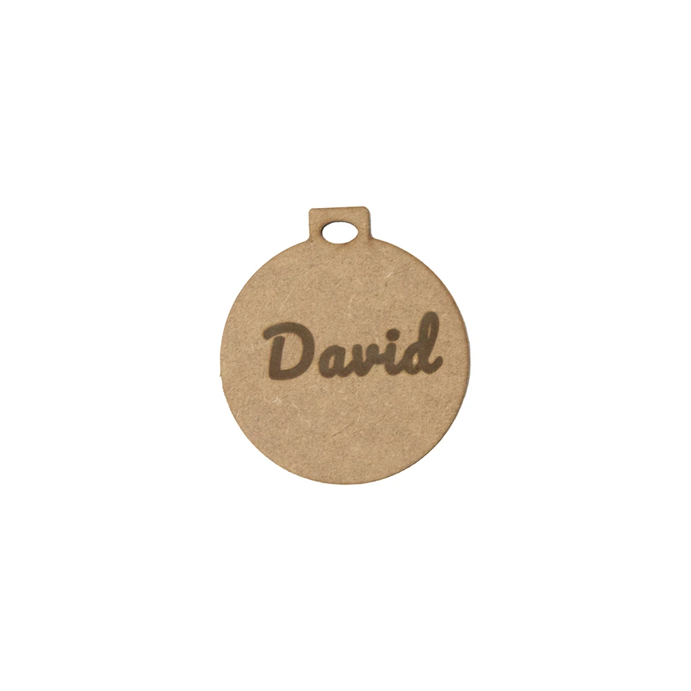 Various wooden custom name ornament set for Christmas wood ornament