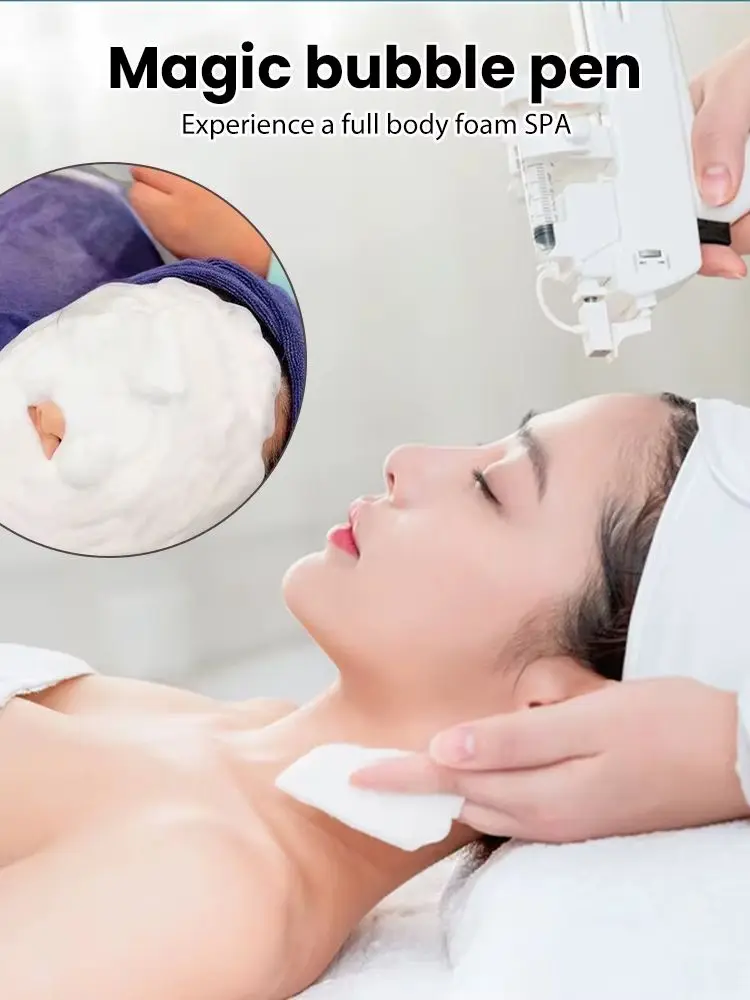 6-in-1 Wasserstoff-Sauerstoff-Gesichtspflegegerät mit kleinen Blasen, feuchtigkeitsspendend, Hautreinigung, Mitesserentferner, Hydrofacial-Gerät für Salon und Heimgebrauch