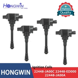 4pcs 22448-1KT0A 22448-ED000 22448JA000 Ignition Coil For Infiniti FX50 M56 Rogue Sentra Versa Nissan Altima 1.2 1.6 2.0