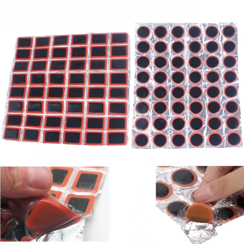 AliExpress 48pcs Bicycle Tire Patch 25mm 35mm Tire Puncture Quick Repairing Tyre Protection Patch Portable Bike