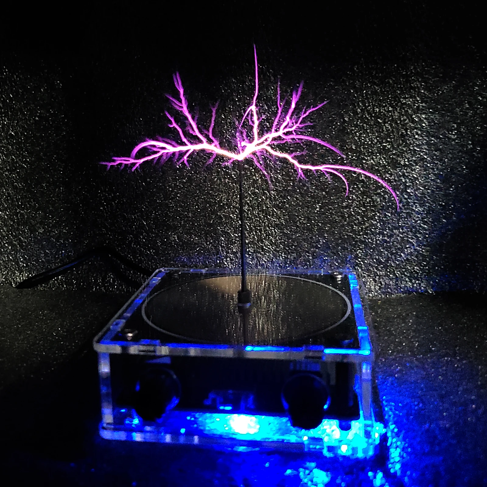 Mini Bluetooth Music Tesla Coil Arc Multifunctional Plasma Speaker High Frequency Voltage Pulse Arc Generator Experimental Toy