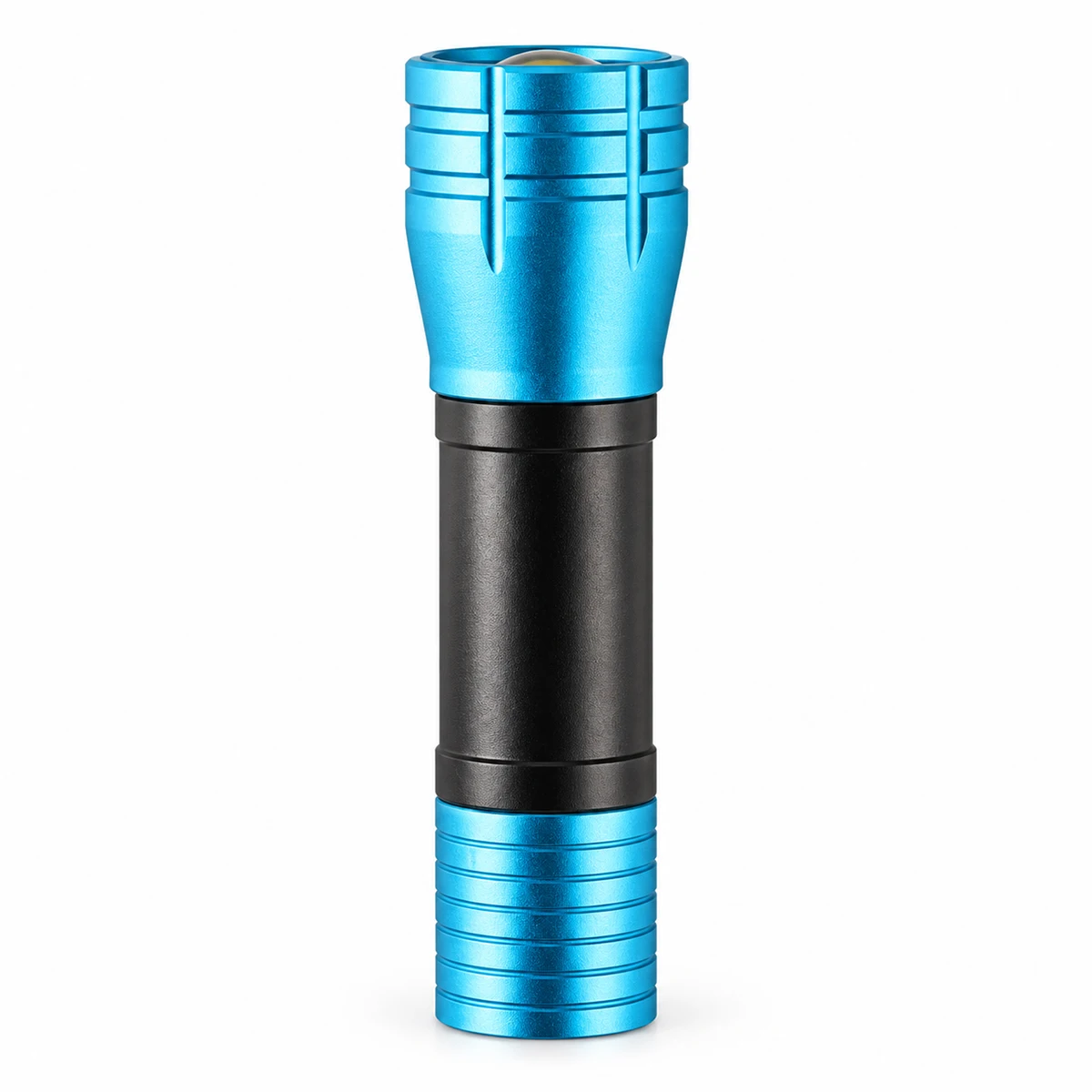 Mini aluminium led-zaklamp met verstelbare zoom, 1×AA, compacte zaklamp, model Smy2307/Smy2308, voor thuisgebruik, kamperen en werkplaats.