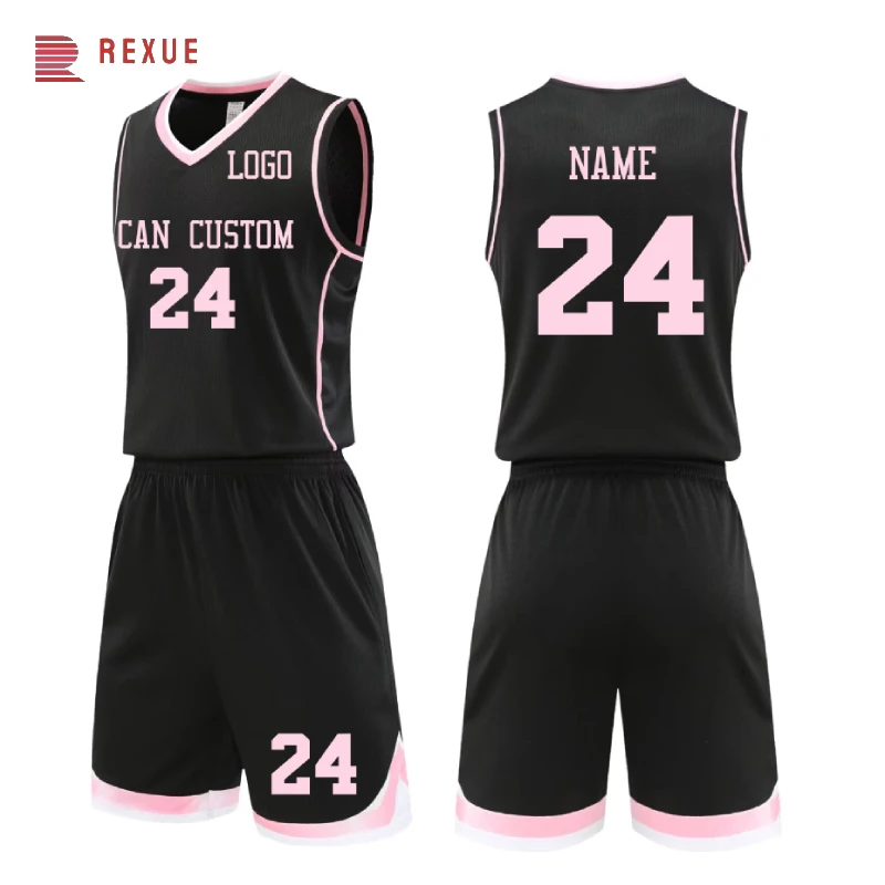 Basketball Set Sports Kit Professional Uniform Training Vest And Shorts Men And Kids Game Team Breathable Basketball Clothing