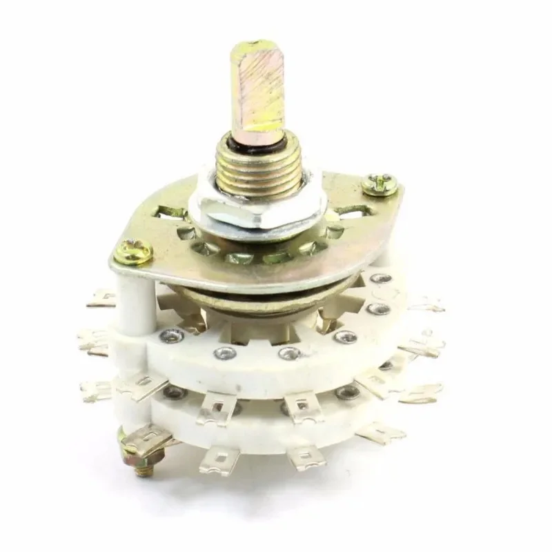 1 szt. Ceramiczny selektor kanałów przełącznik obrotowy 2 p7t/4 p5t/6 p3t/4 p4t/8 p2t/2 p8t/2 p6t/2 p11t KCZ — zdjęcie 2