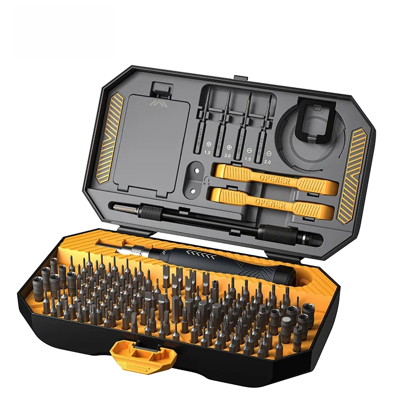 JAKEMY 145 w 1 precyzyjny wkrętak magnetyczny zestaw Hex śrubokręt Phillips CR-V Bit do telefonu komórkowego Tablet z funkcją telefonu Laptop Repair Tool — zdjęcie 2