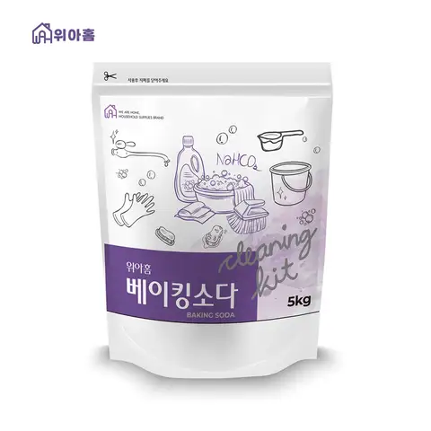 [위아홈]베이킹소다 5Kg+계량스푼 천연세제 프리미엄원료