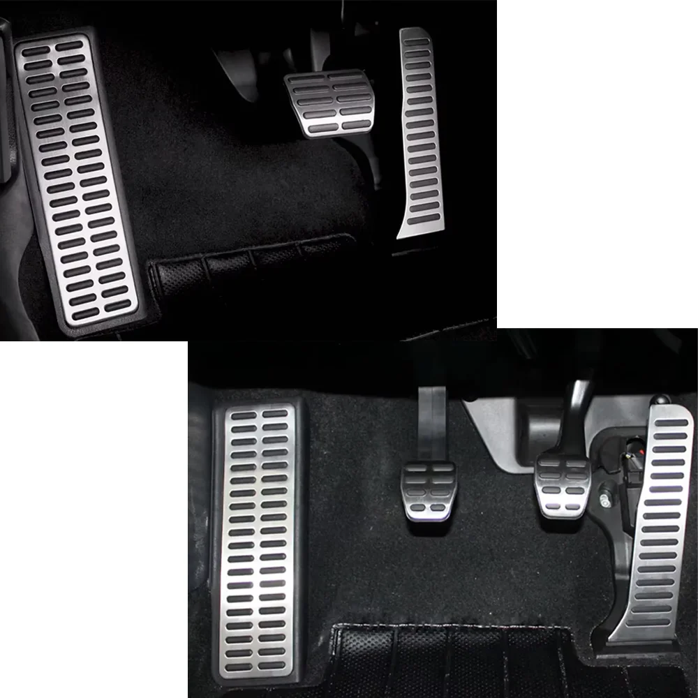 Car Gas Brake Pedals for Volkswagen VW Golf 5 Mk5 A5 6 MK6 Vento Variant 2004~2014 Anti-Slip Alloy Rest Clutch Cover Accessories