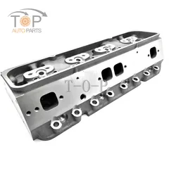 For SBC Chevy 350 Cylinder Head Aluminum SB SBC 327 350 383 400 V8 Bare Straight Plug 1PCS