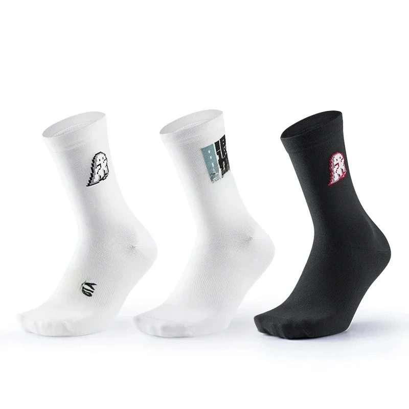 AliExpress ROCKBROS Cycling Socks Breathable Sweat-wicking High Elastic Soft Knee-high Socks Men Women Outdoor Sports Jogging Cycling Socks