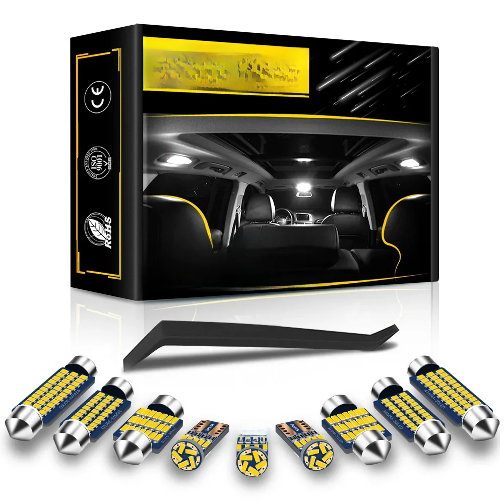 BMTxms Do BMW serii 1 3 5 7 E87 E81 F20 E36 E46 E90 E91 E92 E93 F30 E39 E60 E61 F10 F11 E38 E65 E66 F01 F02 Zestaw oświetlenia wnętrza — Zdjęcie 2 z 2