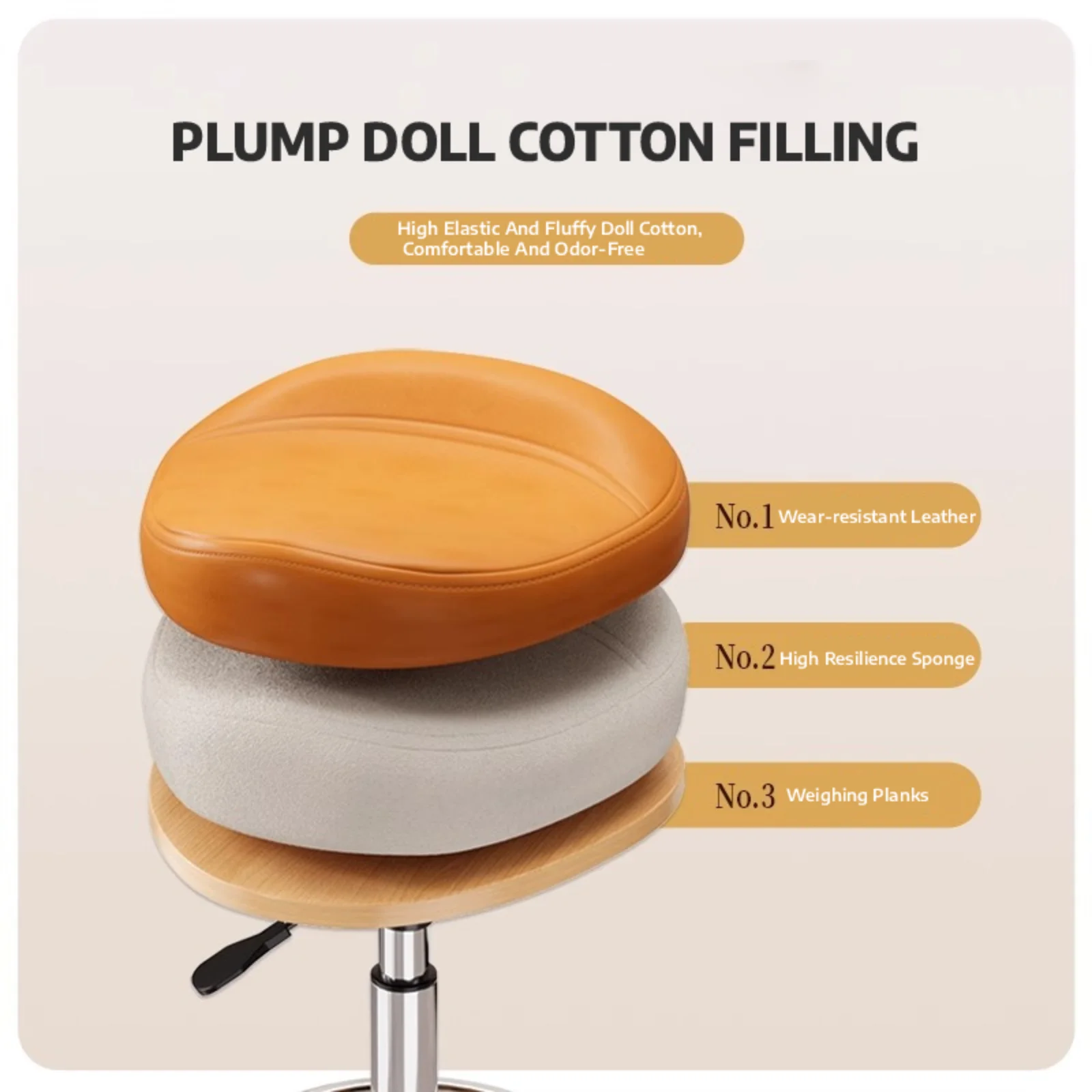 Saddle Stool Rolling Swivel SP - Office Furniture Ergonomic recension och pris
