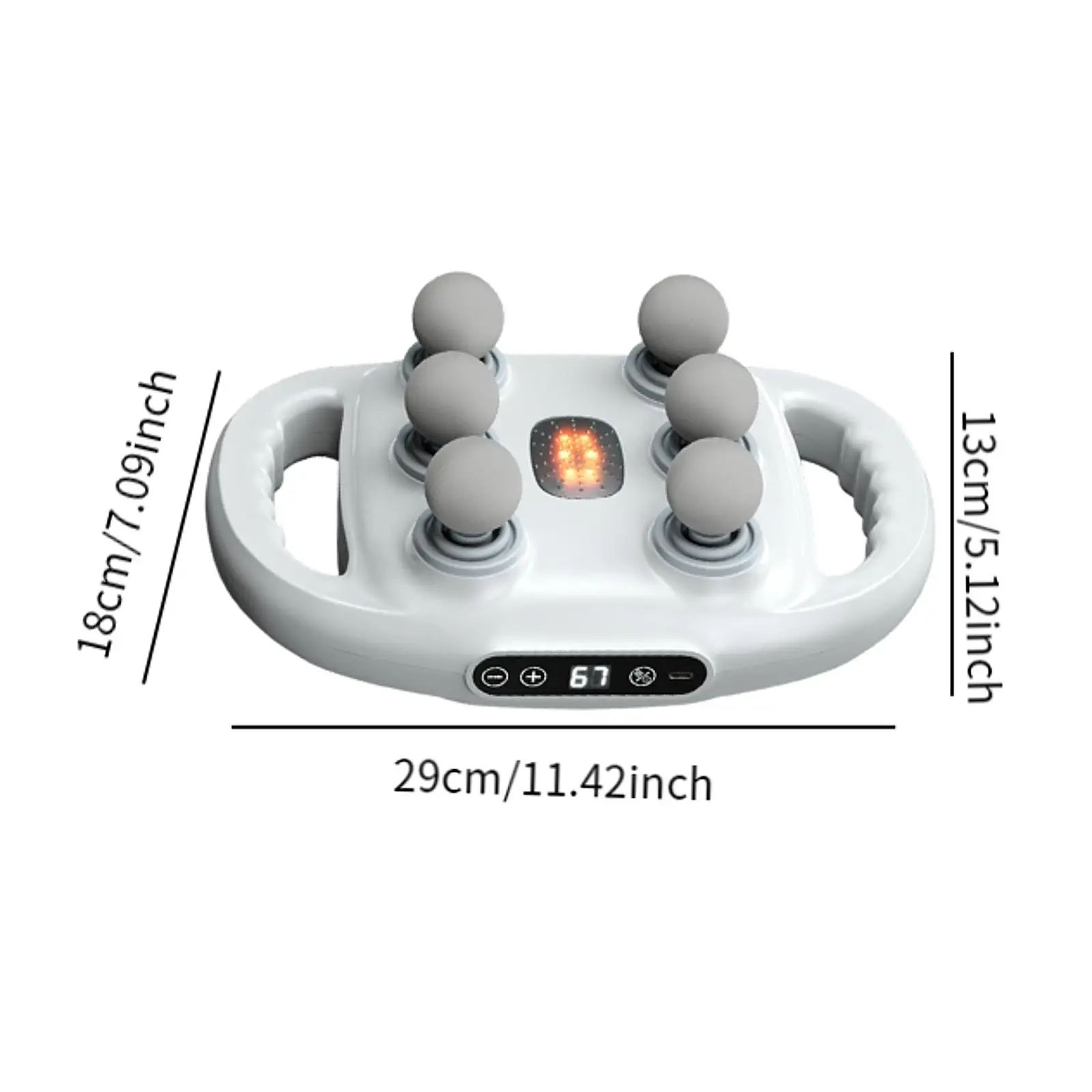 جهاز مساج كهربائي 9 تروس محمول باليد آلة تدليك قرع احترافية للنساء مدلك عضلات الذراع والرقبة والظهر والكتف