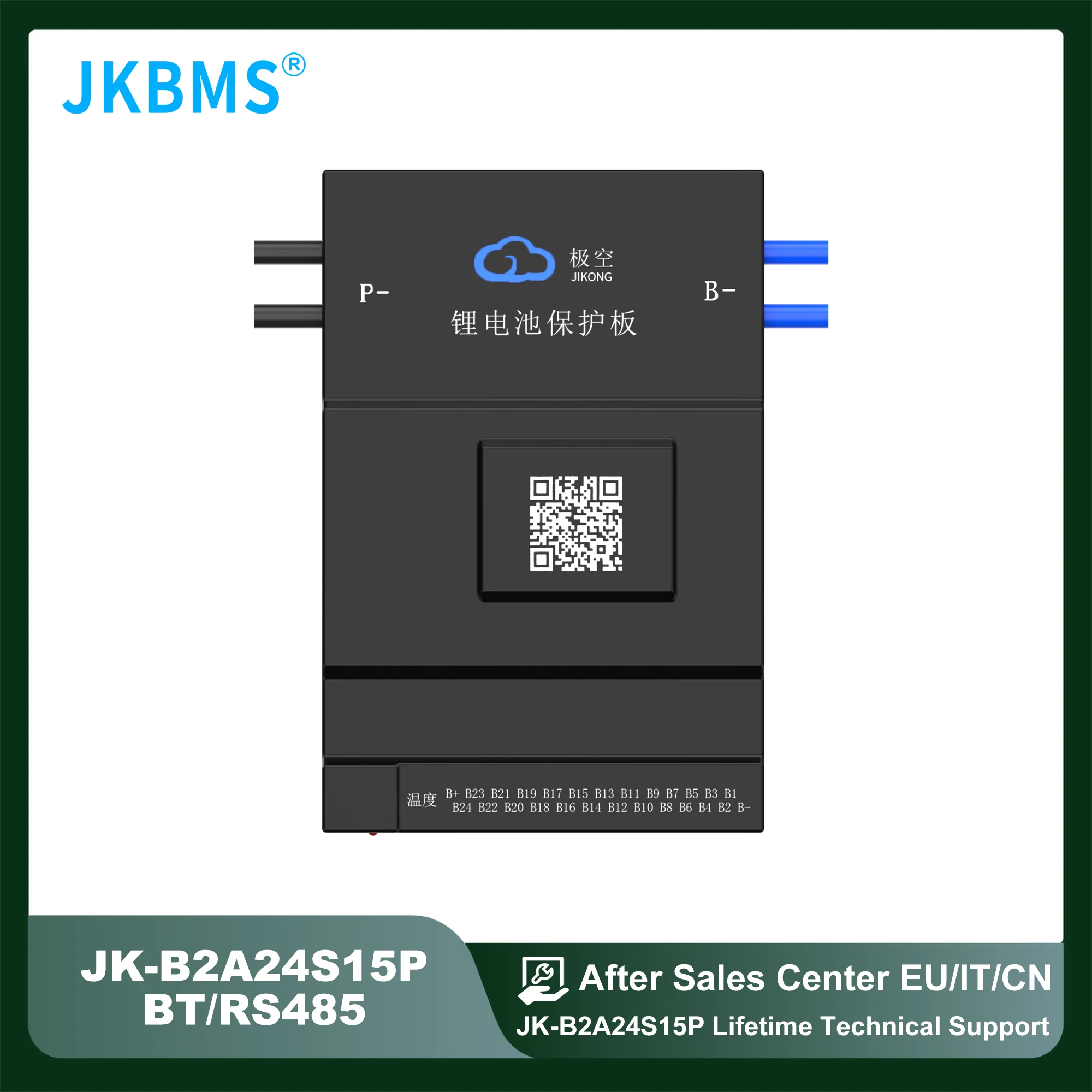 JIKONG 2A aktywny bilans Bms 150A CANBUS Rs485 BT 36V 48V 60V akumulator litowo-jonowy Lto 18650 bateria lifepo4 przechowywanie baterii