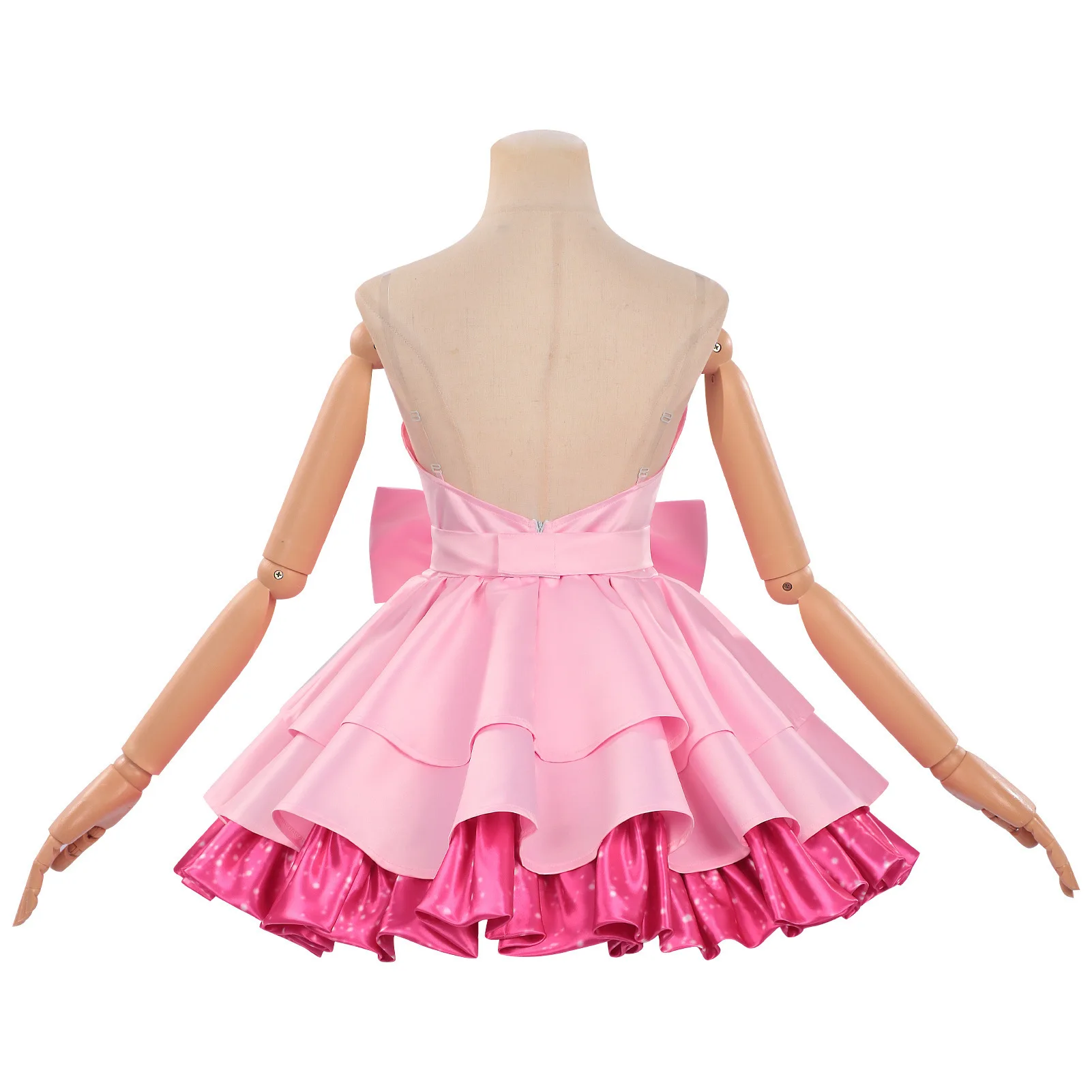 Alien Stage Mizi Cosplay Costume Pink Dress Idol Stage Outfit ALNST Character Halloween Party Costume view 5