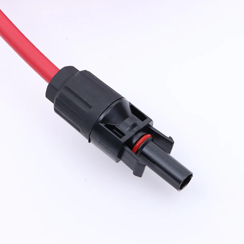 Double Ends Solar Extension Cable with Connector 1-10 Meter 4mm2/6mm2 1000V/1500V PV DC Connector Solar Cable Photovoltaic Wire