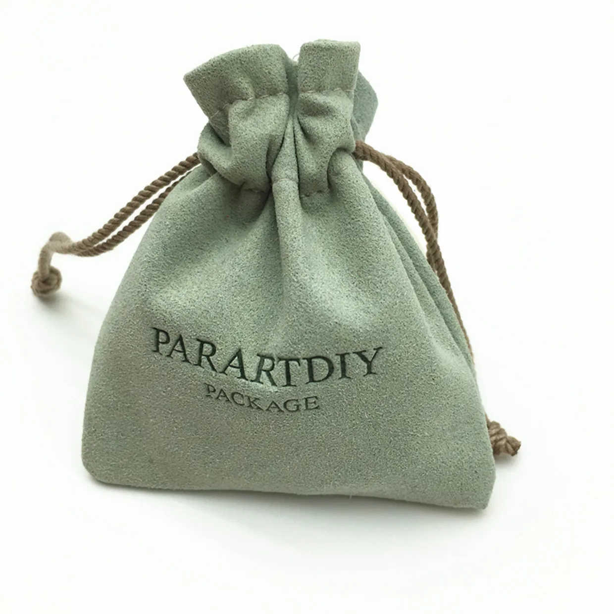 50pcs personalized color logo drawstring bag custom bagging bag jewelry pouch necklace bag suede bag skin care product pouch