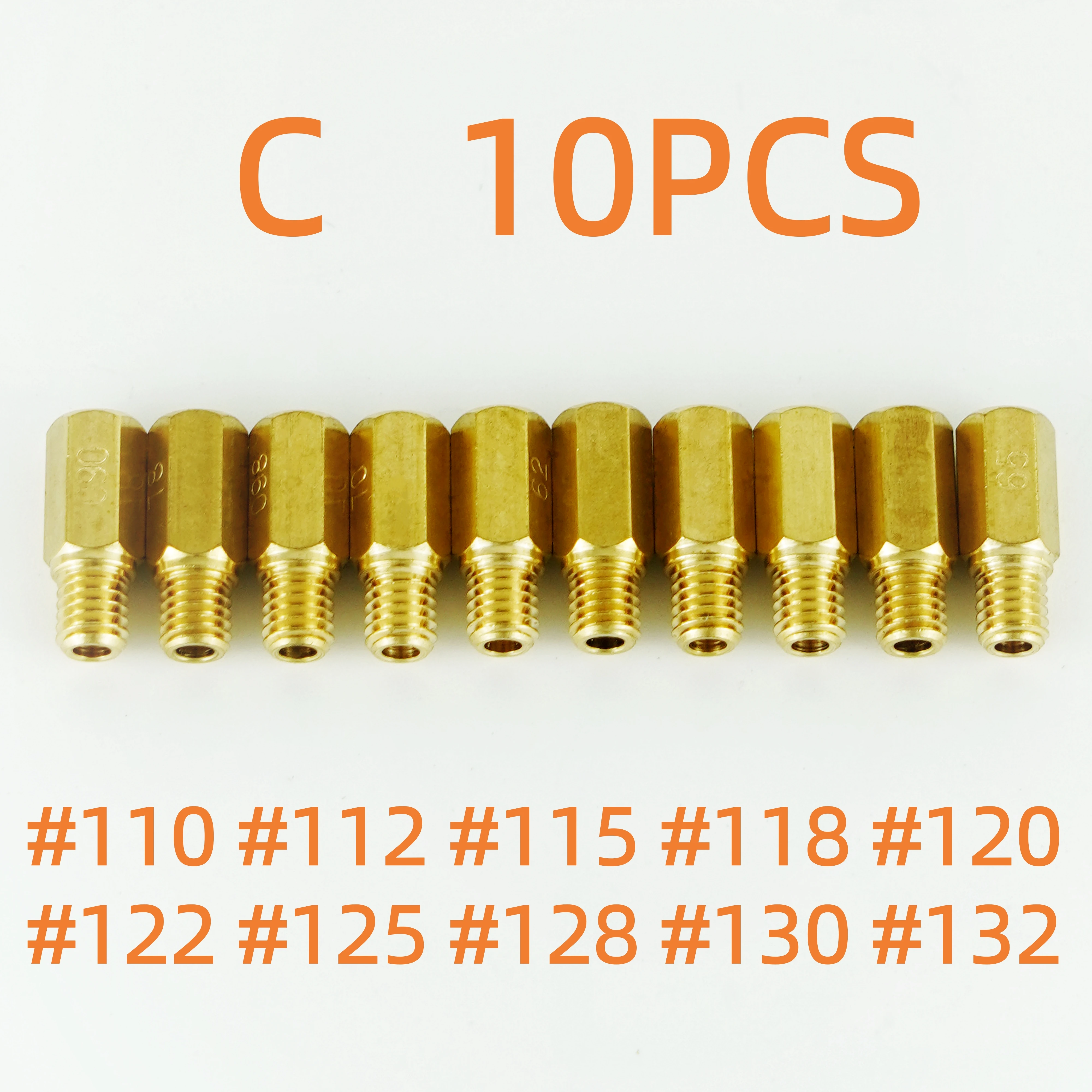 10 stuks Carburateur Jet Kit voor PWK Keihin OKO CVK KOSO Crab hoofdsproeiers