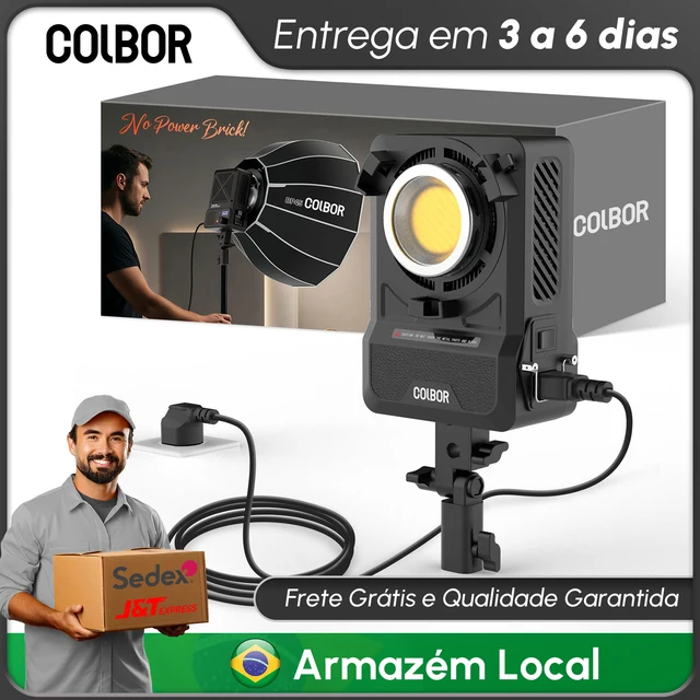 COLBOR Luz COB LED Bicolor