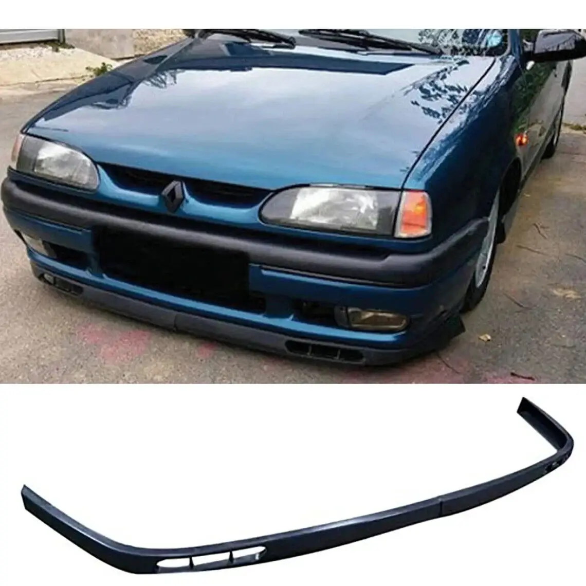 

For Renault Europa Laguna Model FRONT SPOILER BUMPER LIP Euro Spoiler Lip Universal 2 pcs - Antenna Flaps Diffuser Body Kit