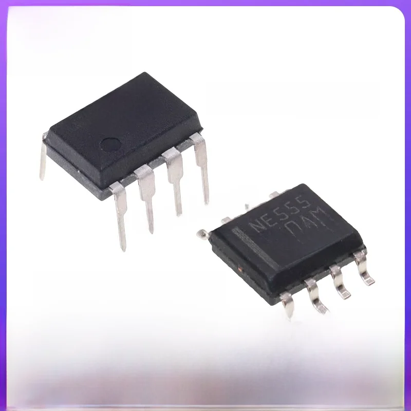 20-100/PCS nouvelle puce de minuterie de précision originale NE555DR NE555 SOP8 NE555P NE555 DIP8 en Stock