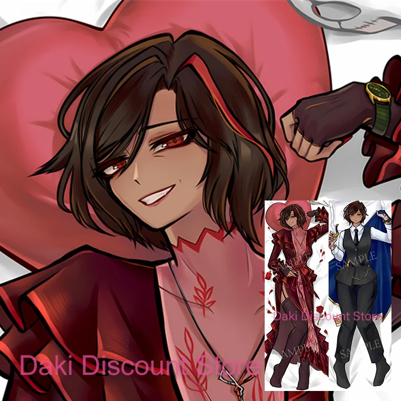 

Dakimakura Outis Limbus Company Anime Double-sided Print Life-size Body Pillow Cover Pillowcase Gift