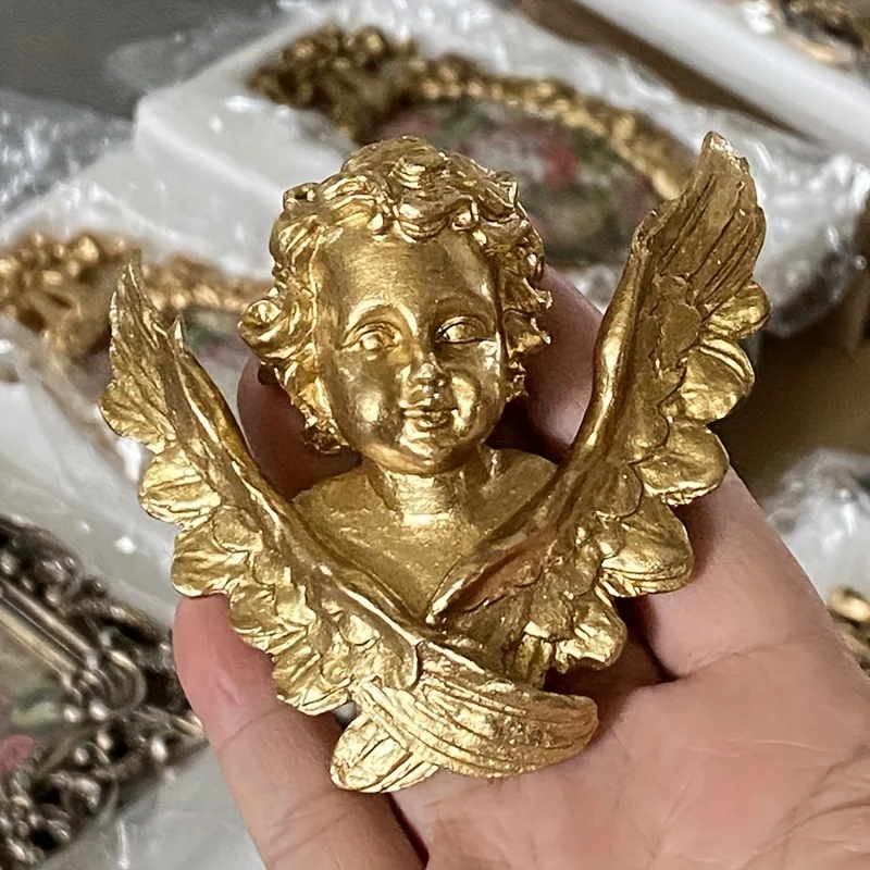 3inch Mini Golden Angel Wall Decor Wall Hanging Home Decor