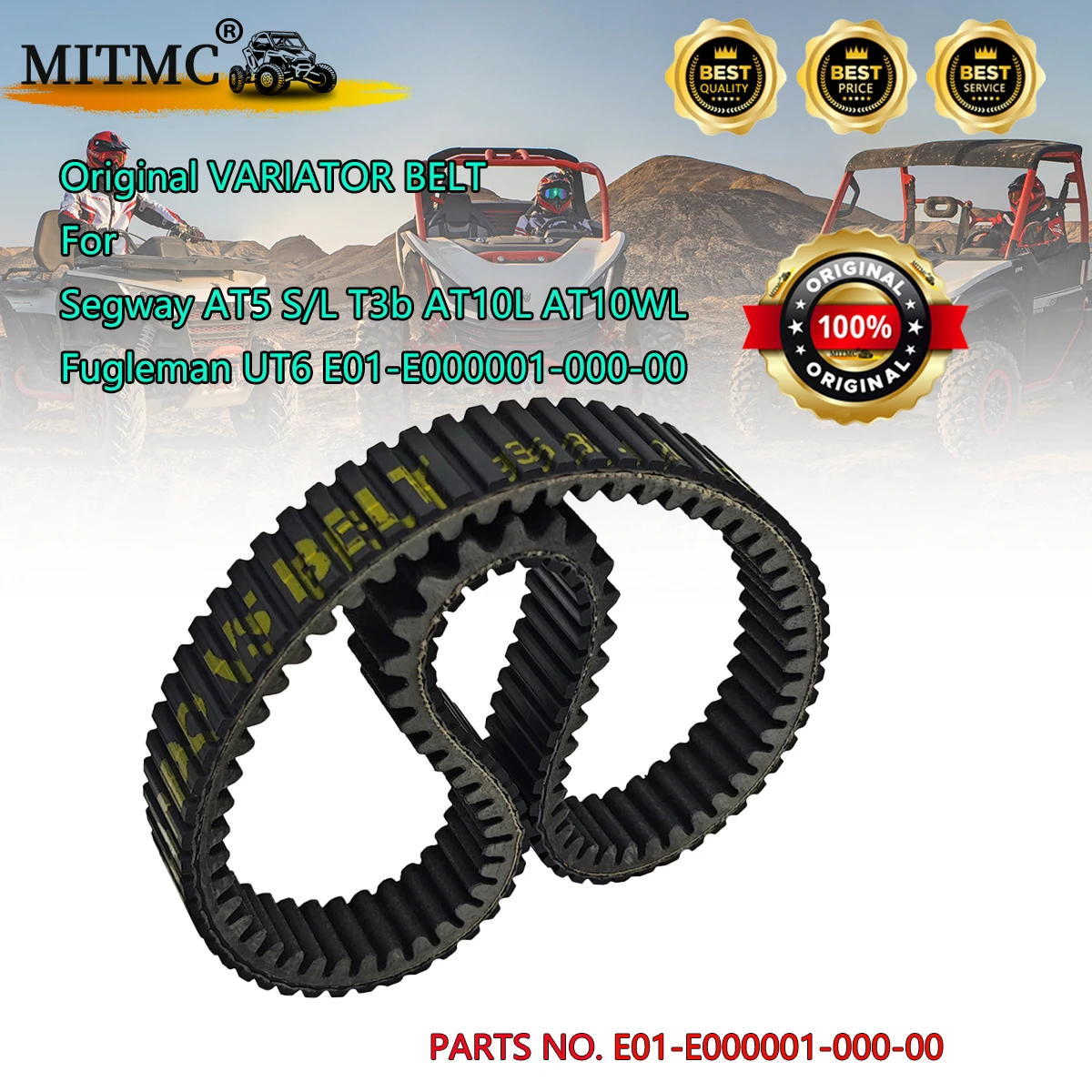 

Оригинальный РЕМЕНЬ ВАРИАТОРА BANDO 935-32.1-26-14.6 для Segway AT5 S/L T3b AT10L AT10WL Fugleman UT6 E01-E000001-000-00