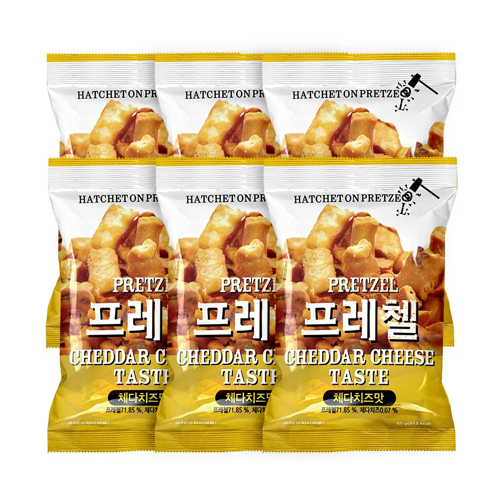 Queso pretzel Ched winner, 85g x 6 piezas