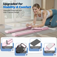 MERACH Pilates Board Multifunctional Abdominal Plate Detachable Ab Trainer with Anti-Slip Design Portable Pilates Reformer 4