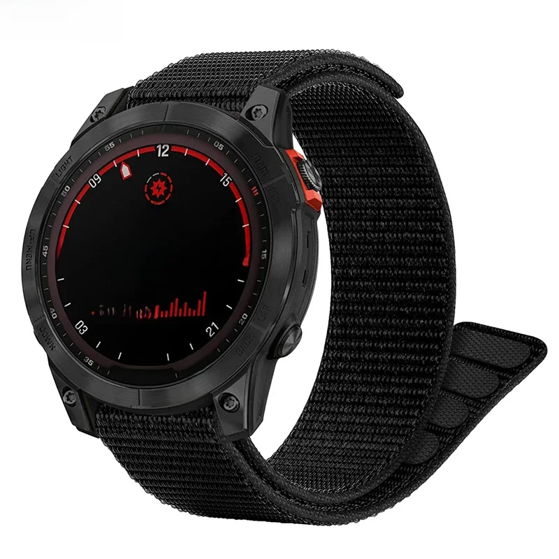 YAYUU 26 mm 22 mm 20 mm Nylon-Uhrenarmband für Garmin Fenix 7X 6X Pro/Fenix 7 6 Pro/Fenix 7S