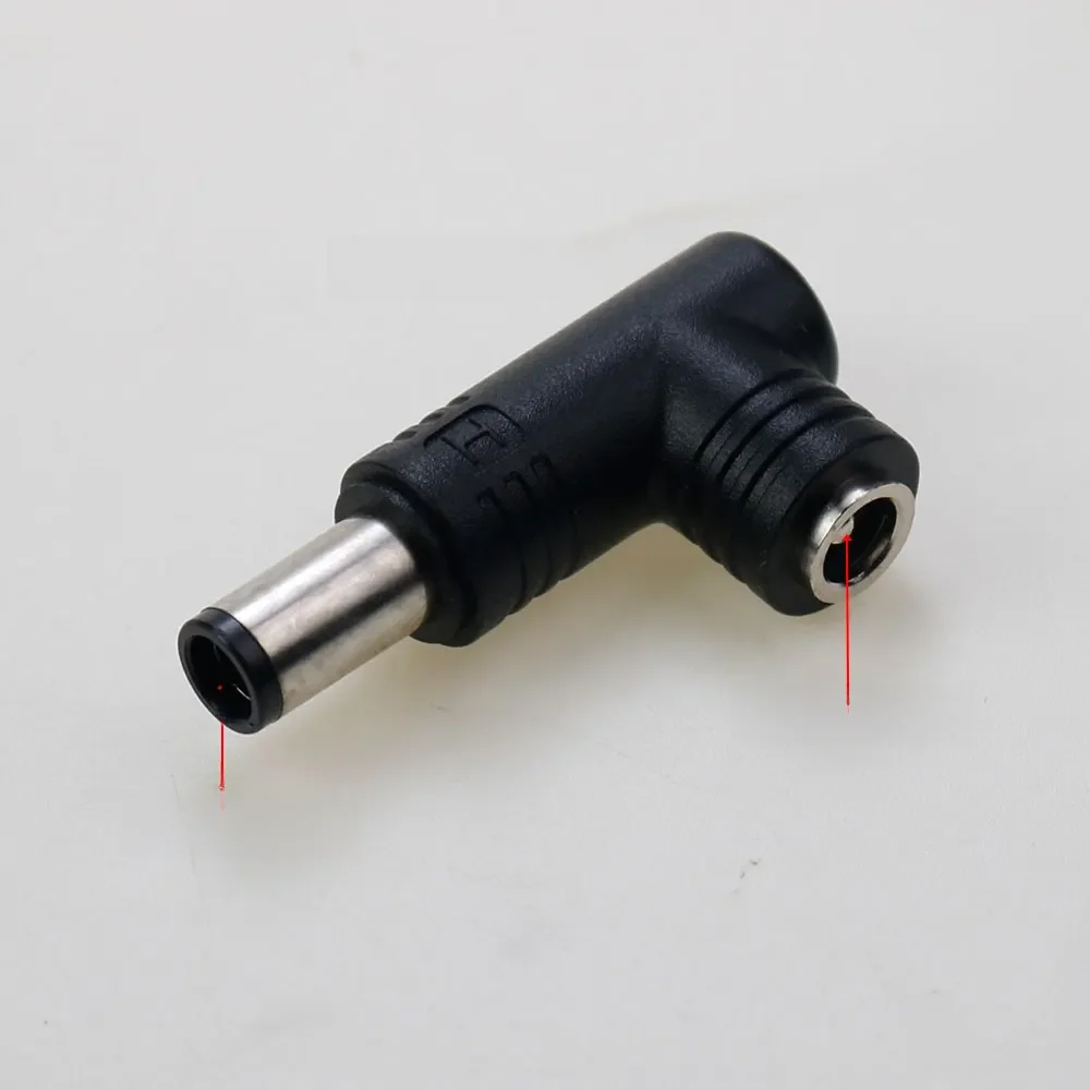 1 sztuk 7.4*5.0mm wtyk męski na 5.5x2.5mm żeński zasilacz prądu stałego Adapter konwerter złącze dla DELL HP Laptop Notebook — zdjęcie 2