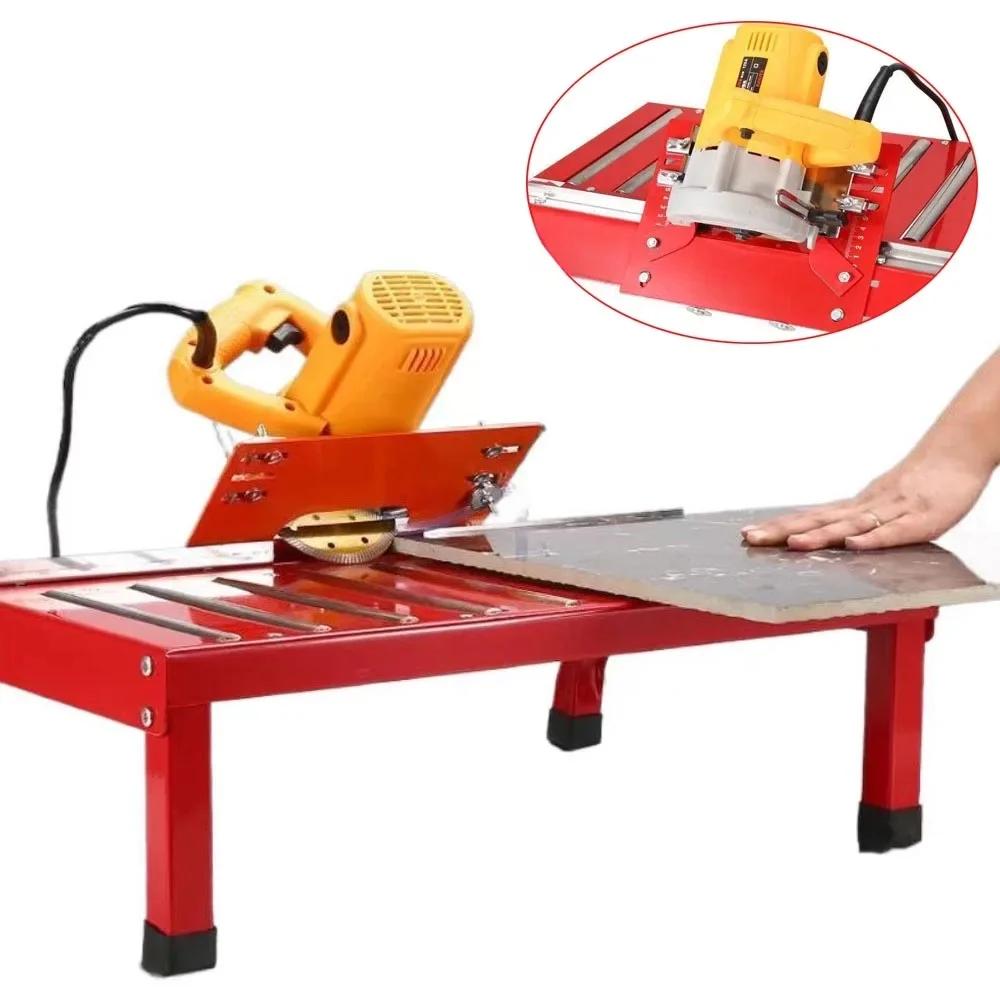 45 degree tile chamfering machine table with wheel beveled begonia corner chamfering artifact small portable marble cutting