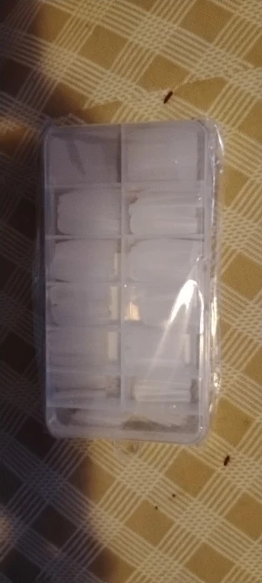 240pcs Long Coffin/Medium Stiletto Fake Nail Tips, Matte Soft Gel X Nail Tips, 12 Sizes Full Cover ABS False Press on Nails Tips photo review