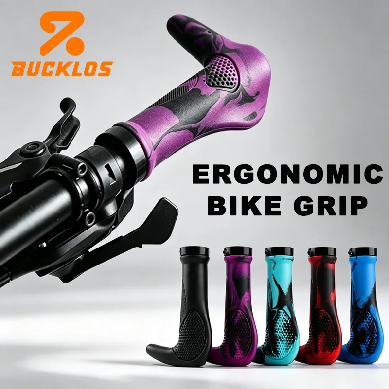 Ergonomische MTB-Griffe, Lock-On Fahrradlenkergriff, Weiche Gummi-Mountainbike-Griffe, Fahrradgriffabdeckung, Rutschfeste Fahrradteile
