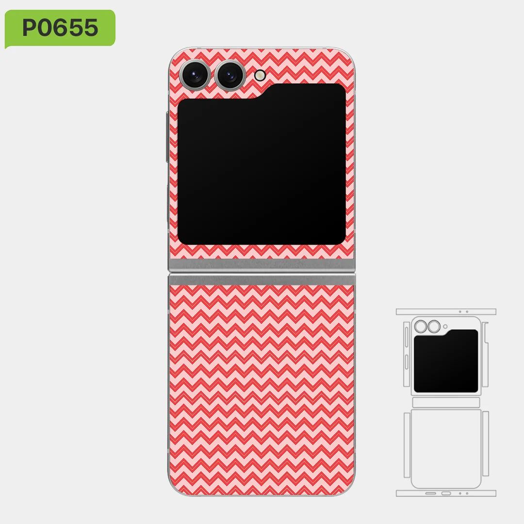 

Skin wrap vinyl, for Samsung Z flip 7/6/5/4/3, Fiber Collection By Nexa Skins, Scratch Protection, ZF021