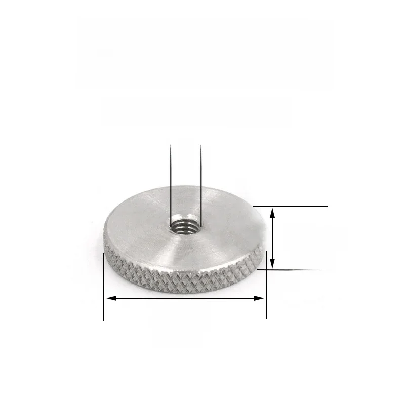 Écrous moletés à tête plate en acier inoxydable 304, vis à main, écrous ronds moletés, attaches de quincaillerie M4 M5 M6 M8 M10 M12