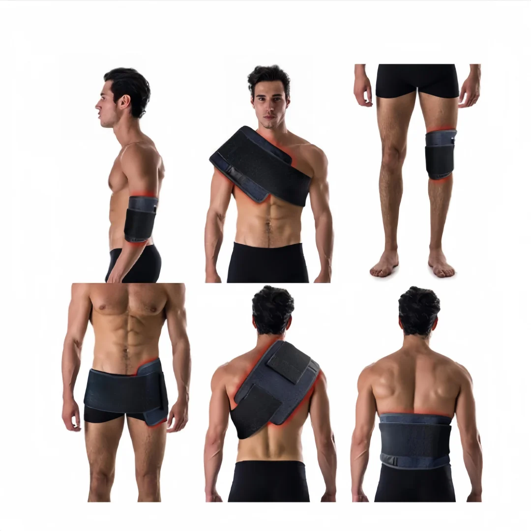

LED 660nm 850nm Red Light Belt Pain Relief Reduce Joint Pain Wearable Wrap for Body Improve Blood Circulation