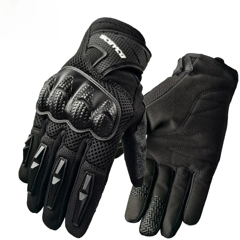 AliExpress Scoyco Motorcycle Riding Gloves Touch Screen Motorbike Glove Anti-Skid Breathable Moto Bike MTB Cycling Knuckle Protection