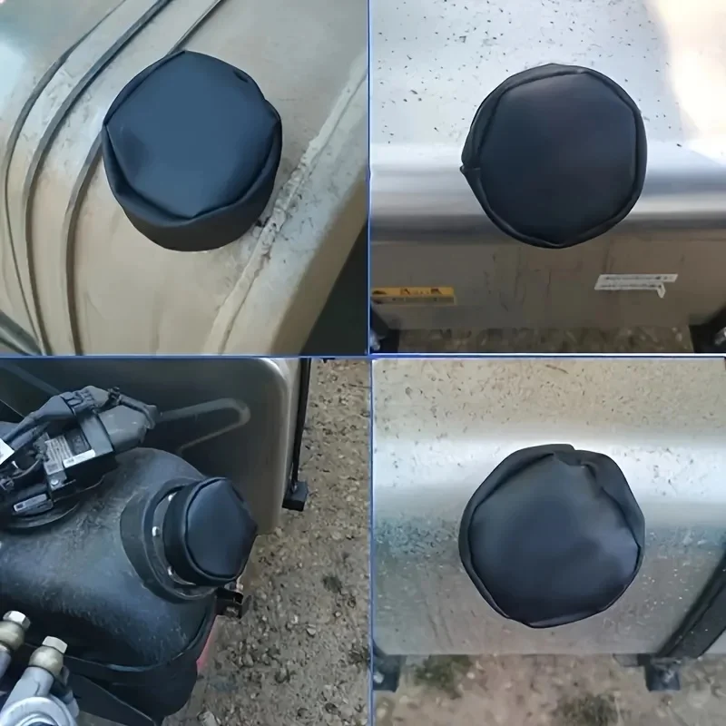 Couvercle de Transport universel en cuir PU pour bouchon de réservoir de carburant de pelle, couvercle anti-poussière et anti-pluie pour boîte aux lettres