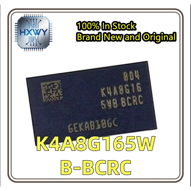 (1/3 Pieces) K4A8G165WB-BCRC K4A8G165WB BGA96 Memory Chip Factory Wholesale Cheap Electronic Component Fast Shipping