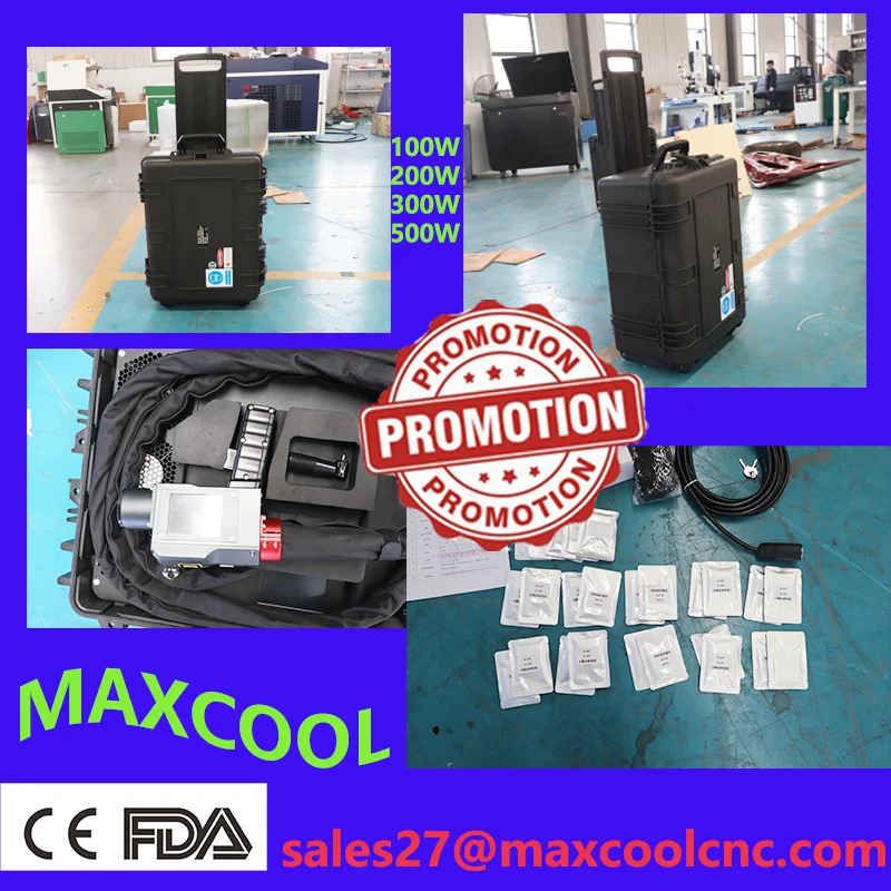 

300w Pulse Laser Cleaning Machin Suitcase Laser Cleaner Handheld Fiber Laser Rust Removal Tool 100w-500w Optional