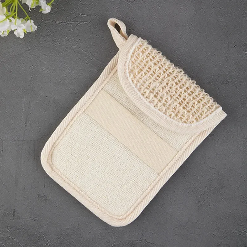 Sac de douche Regina en coton et lin, support de poudres pour salle de bain et douche, 1 pièce, 2 pièces, 3 pièces, 5 pièces, 10 pièces
