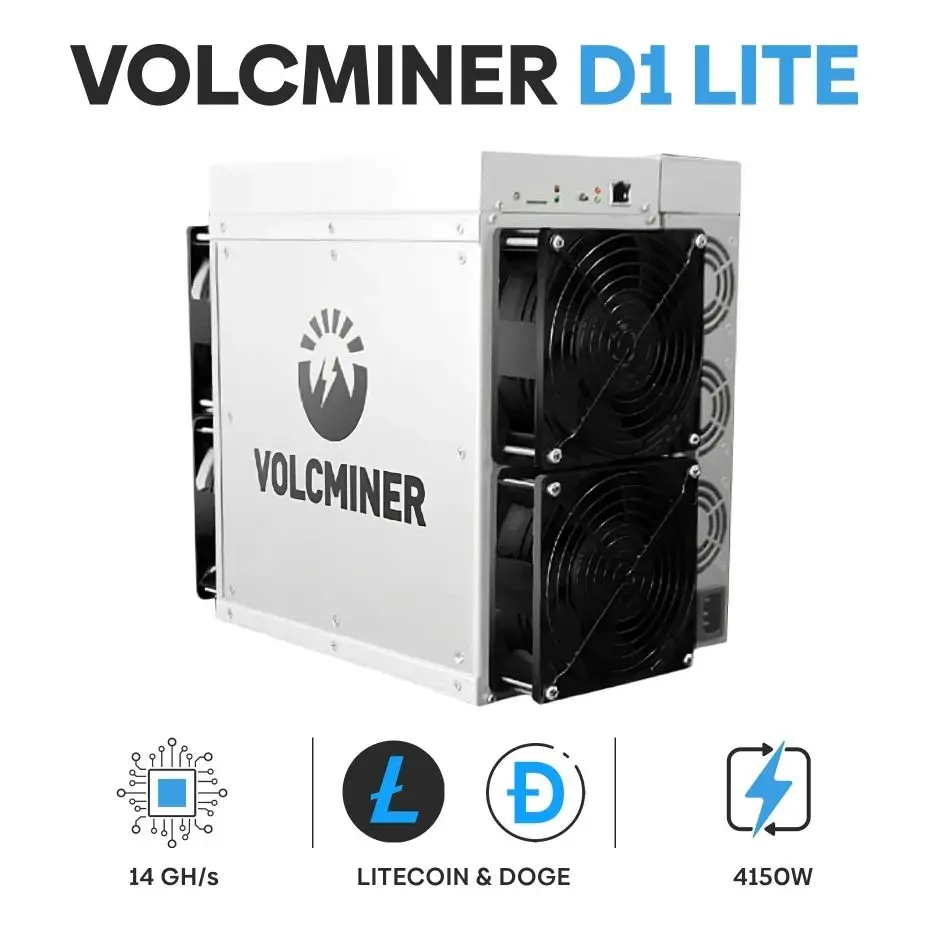 

TT BUY NOW VolcMiner D1 Lite 14GH DOGECOIN & LITECOIN (Scrypt)