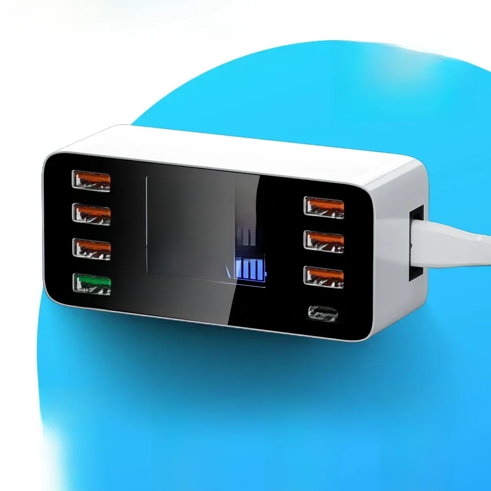 Ładowarka USB 60W Quick Charge QC 3.0 4.0, adapter USB C, szybka ładowarka do telefonów i tabletów, kompatybilna z iPhone 12 Pro, Xiaomi, Huawei, Samsung — zdjęcie produktu 7