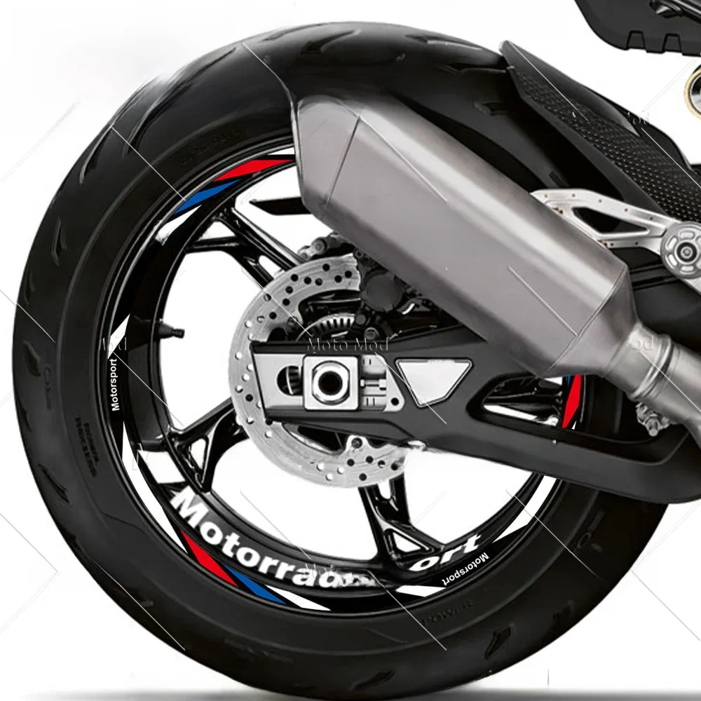 Autocollant de jante de roue de moto, autocollant de bande de moyeu, accessoires pour BMW F900R F800R F900XR S1000RR S1000R S1000XR R1200R R1250RS