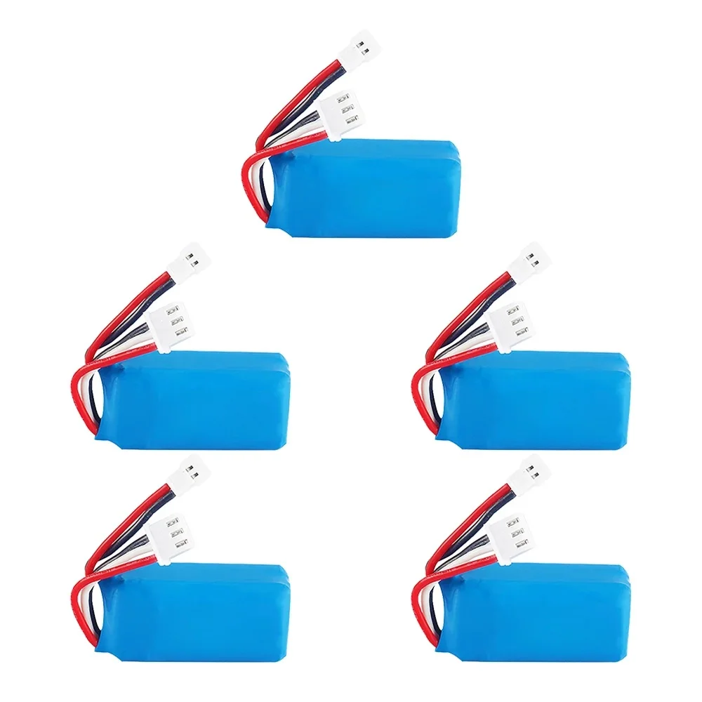 Batterie Lipo 2S 7.4V 400mAh pour RC DMHouseAvion Quadcopter Drone Hélicoptère Jouet Pièces de Rechange, 1-5 Pièces
